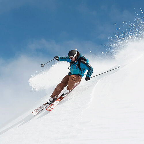 Skiing in Verbier