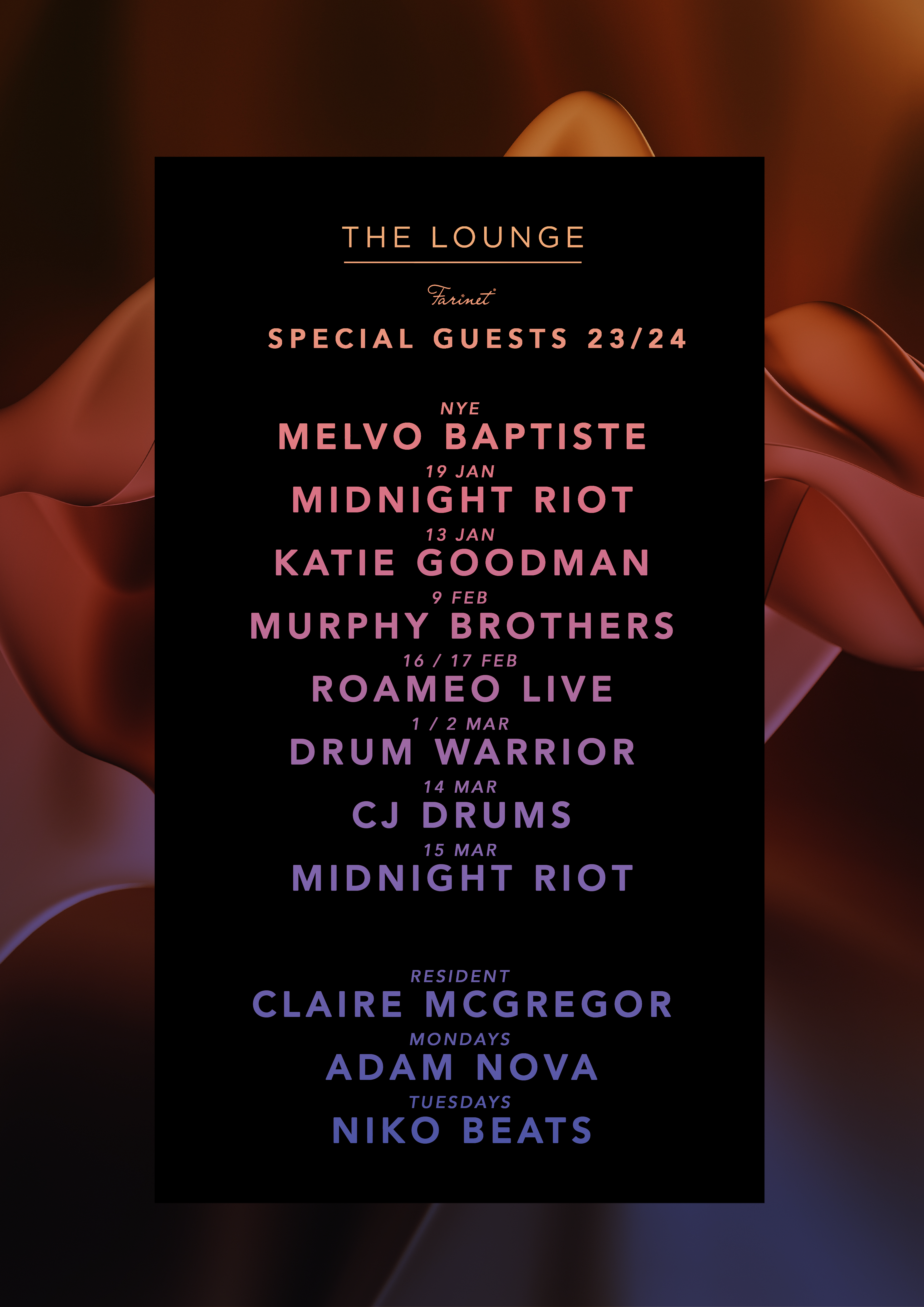 The Lounge Special Guests 2023/2024